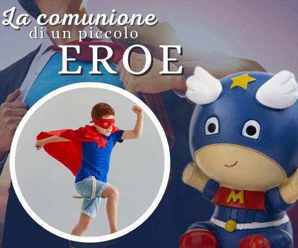 La prima comunione di un piccolo eroe!